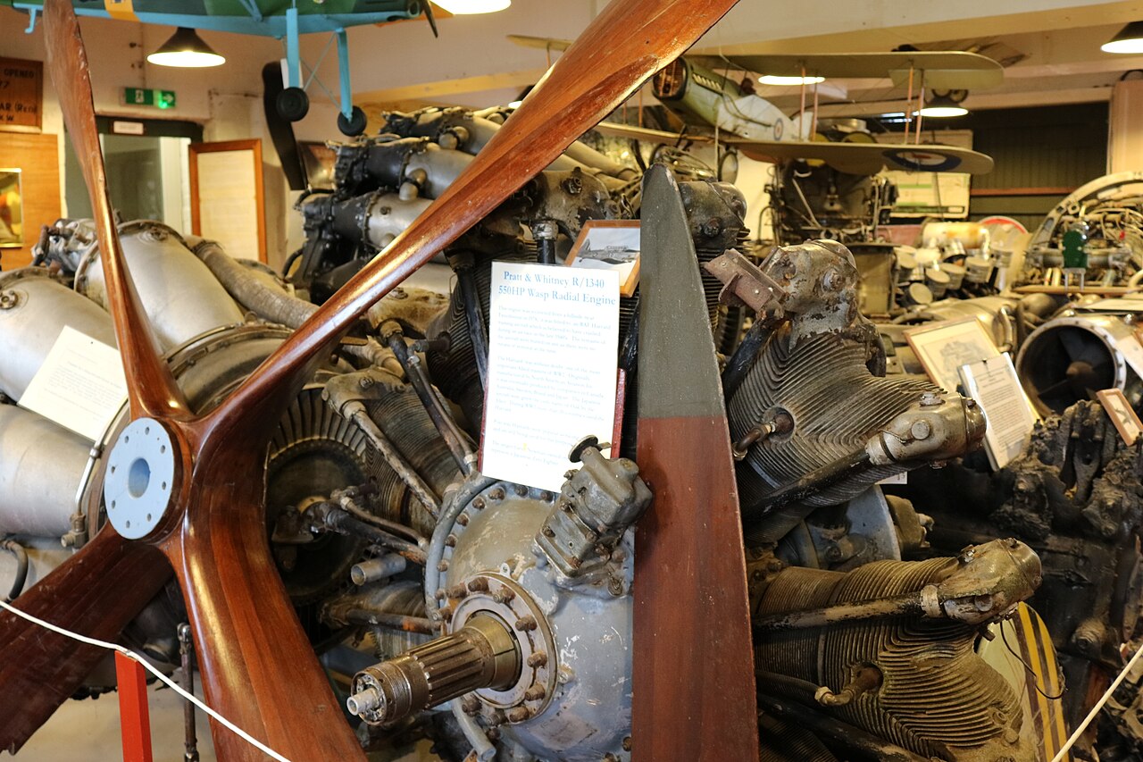Photographie — Moteur en étoile Pratt & Whitney R-1340 Wasp