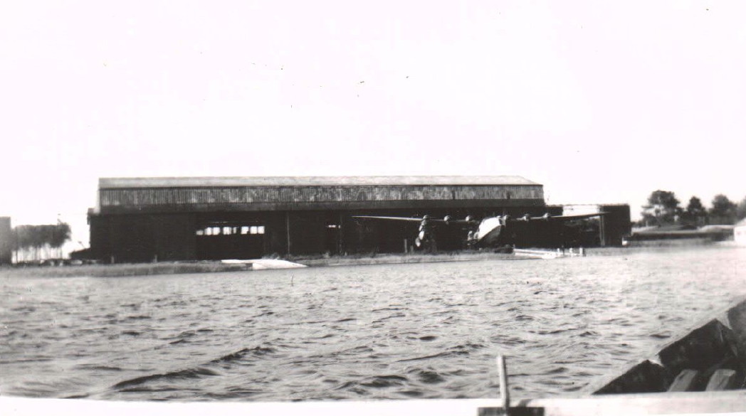 Photographie — Hydravion Latécoère 631 à Biscarrosse, vers 1945