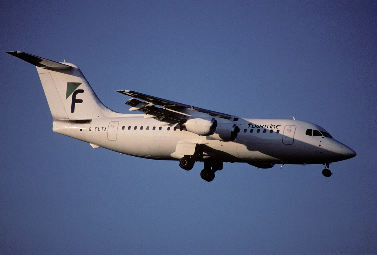 Photographie — BAe 146-200 à Zurich, 1998