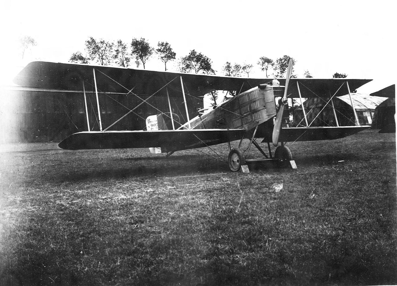 Photographie — Breguet 14 à Romorantin, 1918