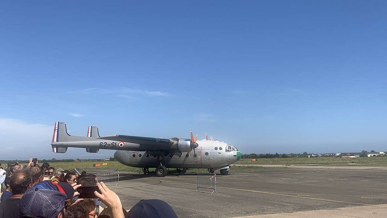 Photographie — Nord 2501 Noratlas à Perpignan, 2023