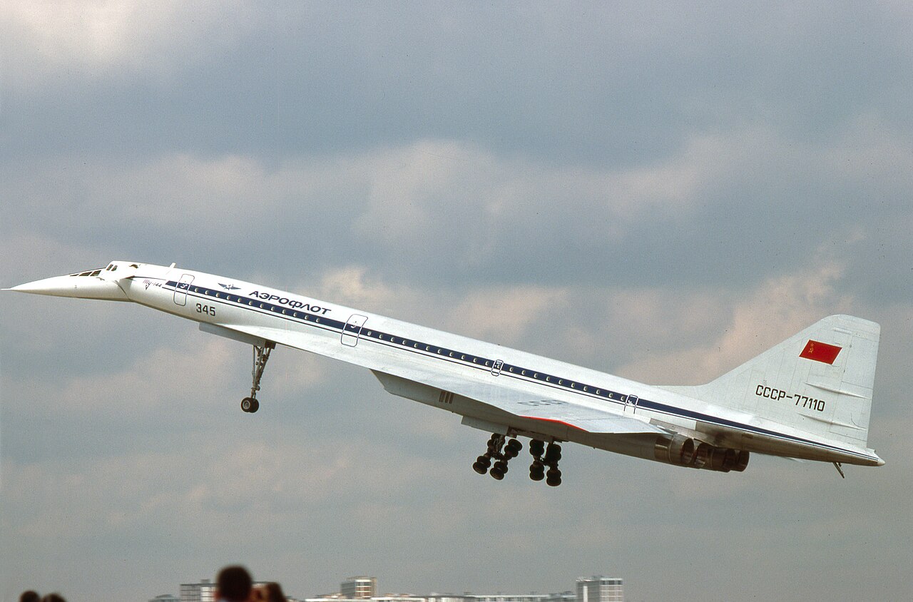 Photographie — Tupolev Tu-144 aux couleurs d'Aeroflot