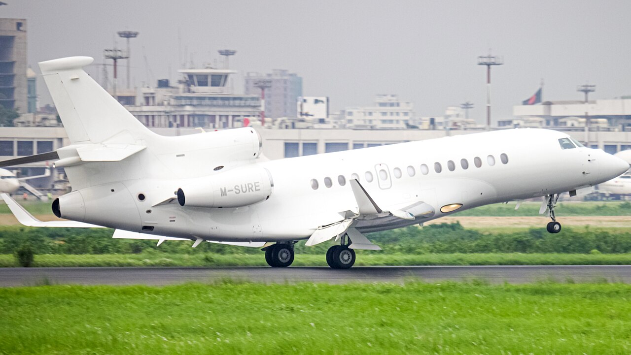 Photographie — Jet d'affaires Dassault Falcon 7X