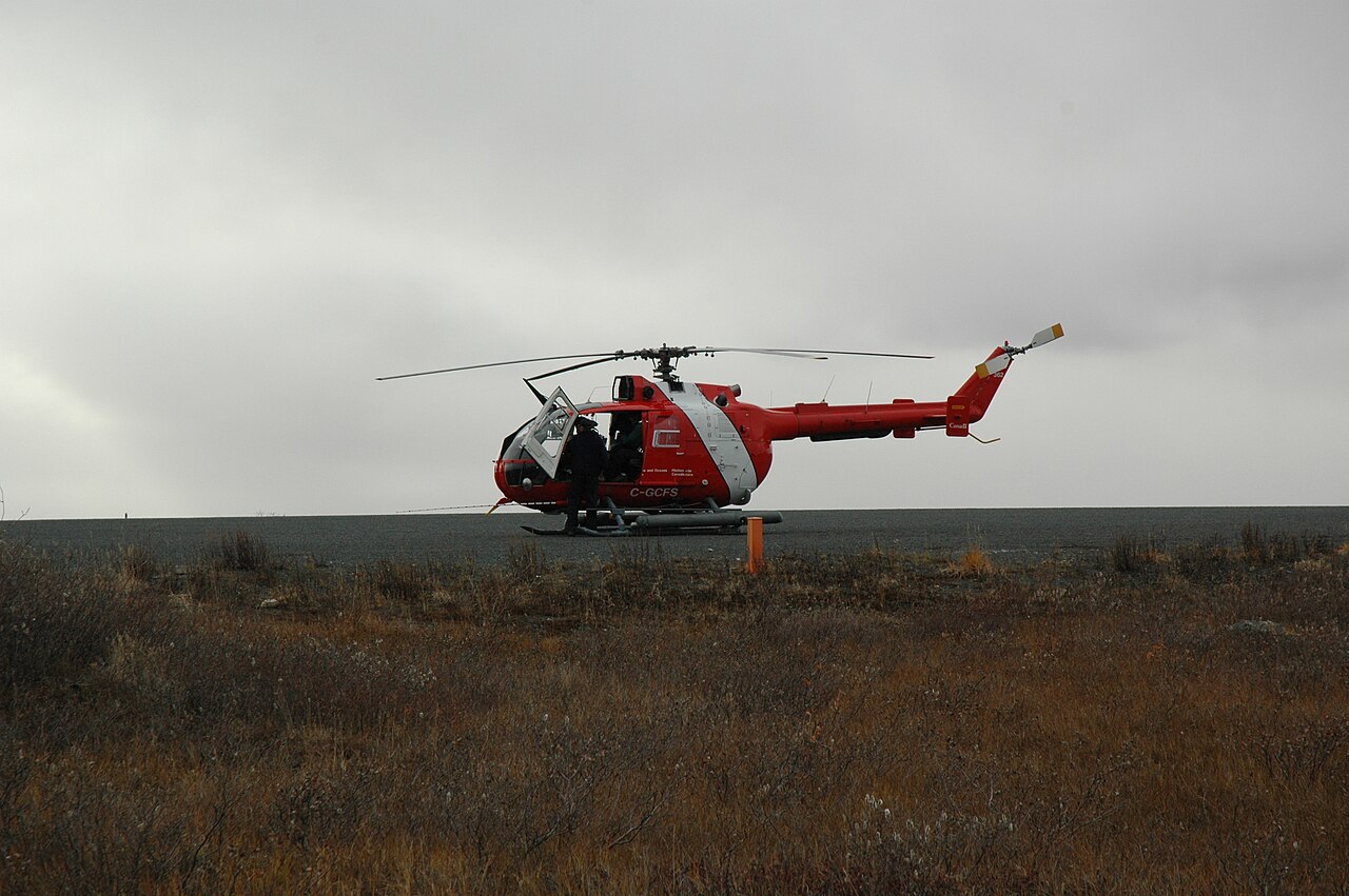 Photographie — Hélicoptère MBB Bo 105 de la Garde côtière canadienne